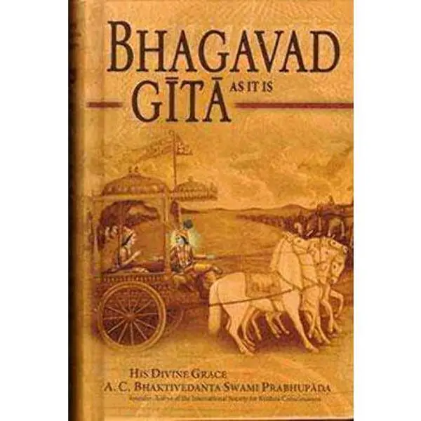 USED Book - Bhagavad-Gita As It Is (Compact Edition 6 x 4 in) by A.C. Bhaktivedanta (Hardcover) - english