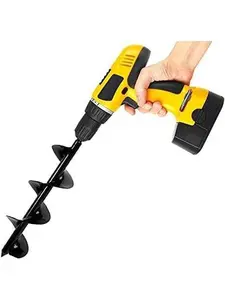 Bulb Planter, Auger Spiral, Garden Planter Tool 3 x 12 inch,Rapid Umbrella Hole Digger for Planting Bulb Seedlings Bedding Tulips, and Digging Weeds Roots