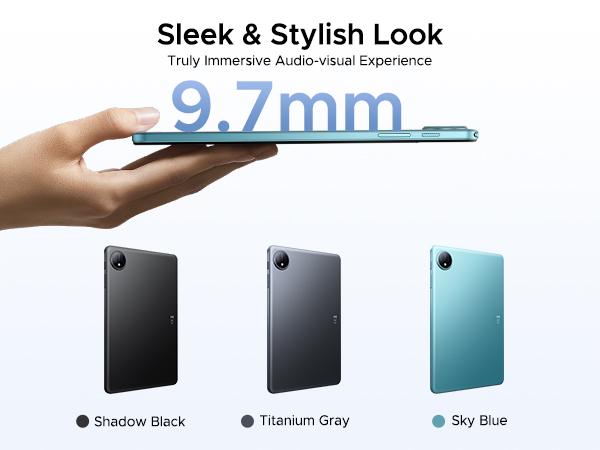 P10 10.1" Android 16 Tablet with Keyboard & Pen, case, 48GB+128GB, 7000mAh, 90Hz Display, Unisoc T310 Quad-Core, Dual Speakers, Gemini AI Tablet, Blue