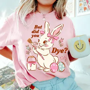 Retro Easter Shirt, Vintage Graphic Easter Bunny Tee, Funny Bunny Shirt, Trendy Easter Eggs Shirt