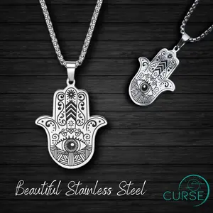 Necklace - All Seeing, Hamsa Hand perfect gift ideal holiday