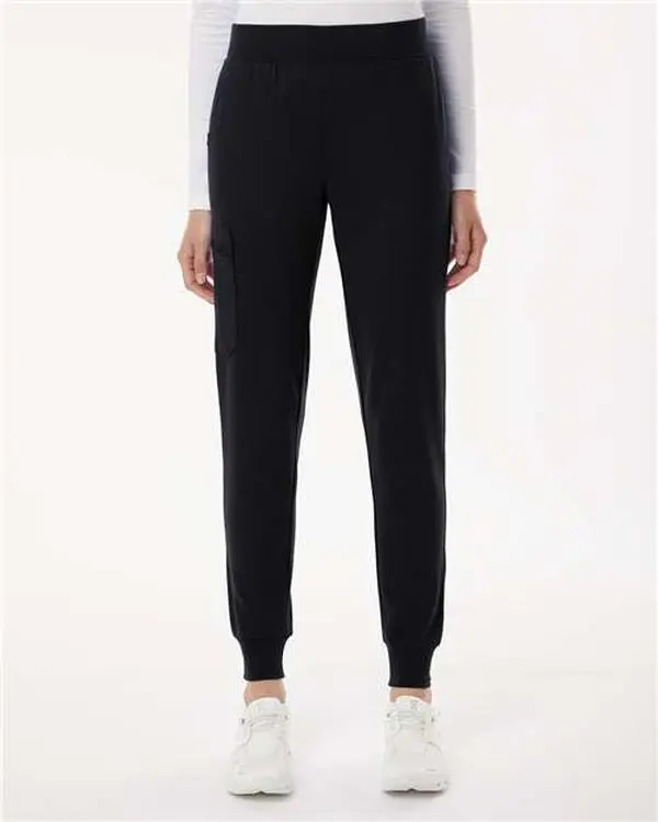 Jaanuu W40001P Women's Rubi Ultrasoft Scrub Joggers - Petite Sizes
