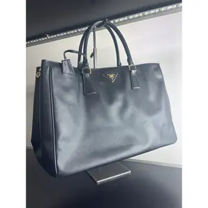 Pre-owned Leather Shoulder Bags Prada Galleria Saffiano Tote Bag