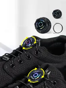 Universal Rotating Shoe Laces with Lazy No-tie Shoelaces Buckle, Secure Lace Up, Shoes Accessories for Men & Women, Shoes Accessories for Running, Jogging, Walking