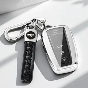 Car Key Fob Cover for Toyota Prius, Camry, Corolla, CHR, RAV4, Land Cruiser, Highlander, Avalon, GT86, Smart 2017-2026, 2-4 Button