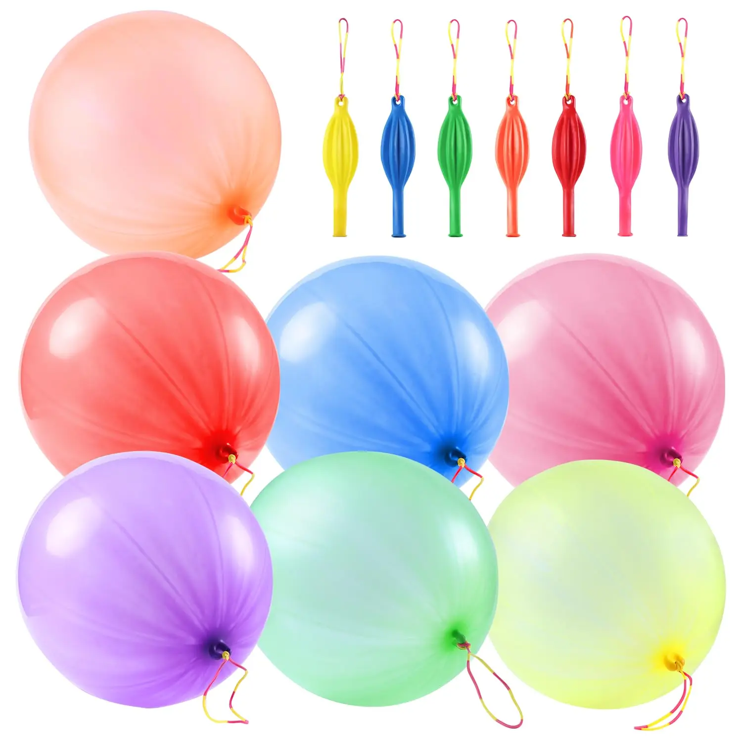 14Pcs Heavy Duty Punch Balloons - Party Favors For Kids, Fun Balloons