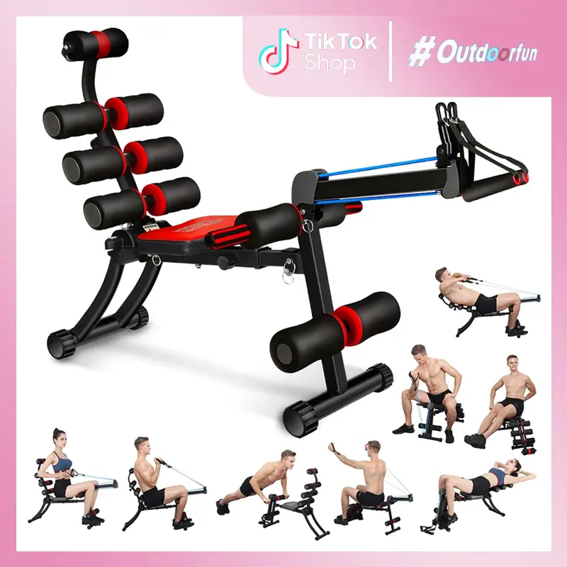 Magic BB Foldable Abdominal Trainer, Adjustable AB Machine For Home Gym,Abs Core Strength Training, Ab Workout Equipment for Home Gym, Ab Trainer, 22 in 1 Total Body Workout Machine,OutdoorFun,Father's Day Gift Summervibes