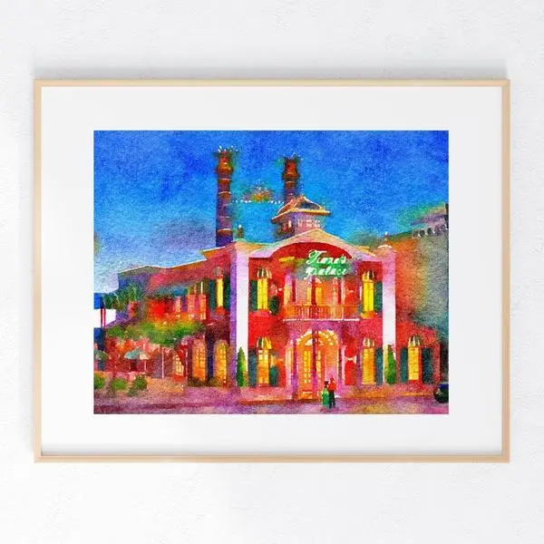 Tiana'S Palace Vintage Art Poster - Unframed Wall Decor Gift For Fans