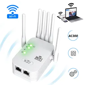 2.4GHz WiFi Extender Covers up to 5000 sq.ft and 50 Devices,Internet Booster with Ethernet Port,Long Range Amplifier,Quick Setup,Home Office Wireless Signal Booster,Game Essentials