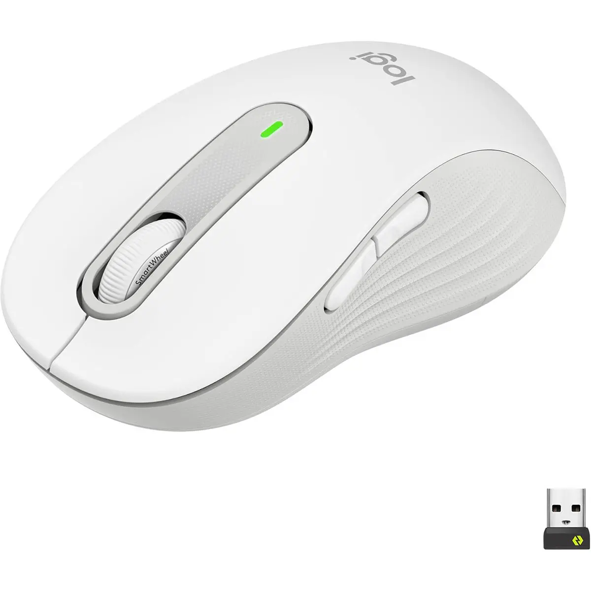 Logitech Signature M650 Wireless Mouse, Large, Off-White