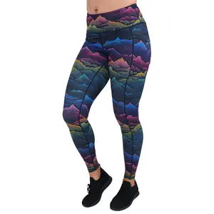 Summit Glow Leggings - High Waist Squat Proof Sports Bottoms with Pockets & Gusset for All Seasons Gym Wear Gym Clothes