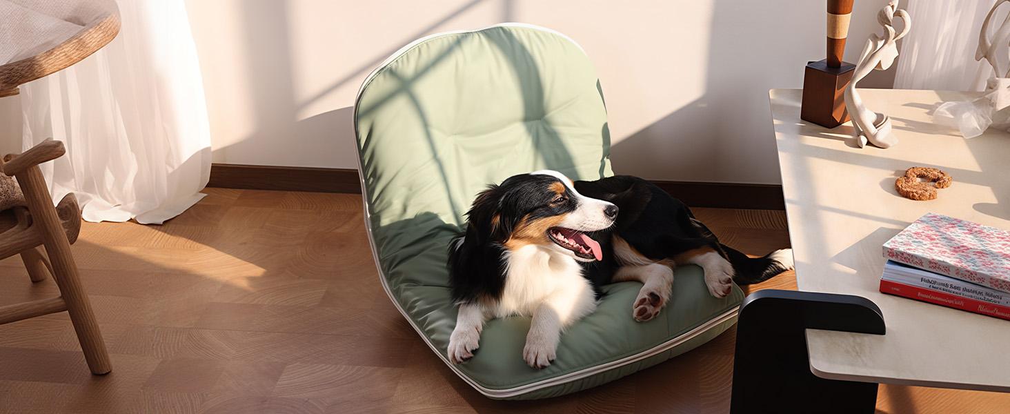 ZonLi CloudMorph Adjustable Floor Chair – Super Comfortable Gaming, Reading, Office & Camping Seat, Lightweight 13lb, Ergonomic 109° Recline, Plush Cushion, Foldable & Portable for Movies, Relaxing & Outdoor