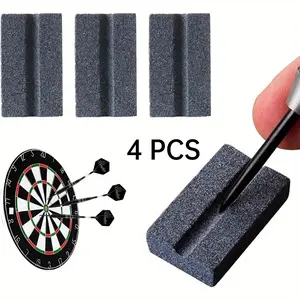 4 Pack Darts V-Sharp Sharpener Stone，Dart Sharpener,Easy polishing and deburring，Long-Lasting Sharpness Dart Accessories，Kitchen