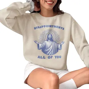 Disappointments All Of You Jesus Unisex Sweatshirt, Funny Jesus Meme Sweater, Christianity Sweaters, Humorous Jesus Sweater, Church Group Sweatshirt