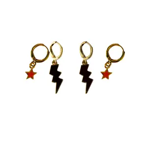 Gardner Webb Classic Gameday Earring Stack for Runnin Bulldog Game Day