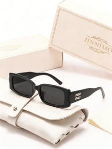 New Fashion Trendy Styling Sunglasses, Versatile Face-Slimming, Youth-Favorite, Leather Box Included, Unisex Design, All Seasons