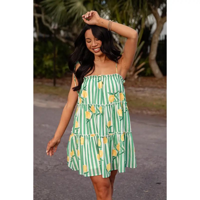 alfalfa shift mini dress grey stripe - TikTok Shop