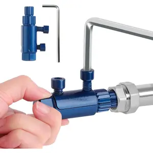 Broken Pipe Extractor Tool - Broken Faucet Removal Tool for 1/2", 3/4", 1" Pipes| Removes Rusted/Damaged Faucet Bolts & Pipe Threads (Blue)