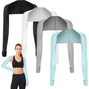 Cooling Shawl Arm Sleeves Sun Uv Protection Cooler Shrug, Comfortable & Breathable Anti-UV Arm Sleeves for Women