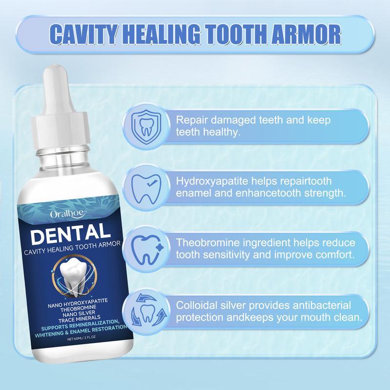 Fluoride-Free Hydroxyapatite Tooth Armor Drops | Enamel Repair, Whitening & Fresh Breath | Gentle Oral Care for Sensitive Teeth teeth whitening products