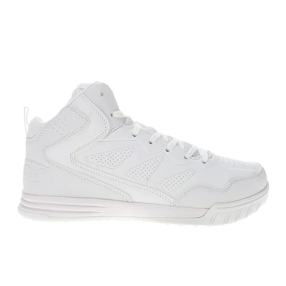 AND1 Mens Baseline High Lace Up Sneakers Shoes Casual - White