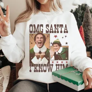 Elf Movie Buddy The Elf Christmas Sweatshirt T Shirt, Buddy The Elf, Christmas Sweatshirt Hoodie T Shirt, Christmas Gift