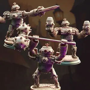 Clockwork Simulacrums - Minor Venators | 3D Printed Miniature | DM Stash