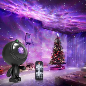 Robot Galaxy Projector, Cute Star Projector with Bluetooth Speaker for Bedroom or Room Decor, Gift for Kids Teens youth