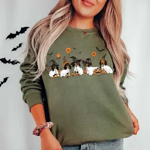 Halloween Ghost Dog Shirt, Dachshund Halloween Shirt