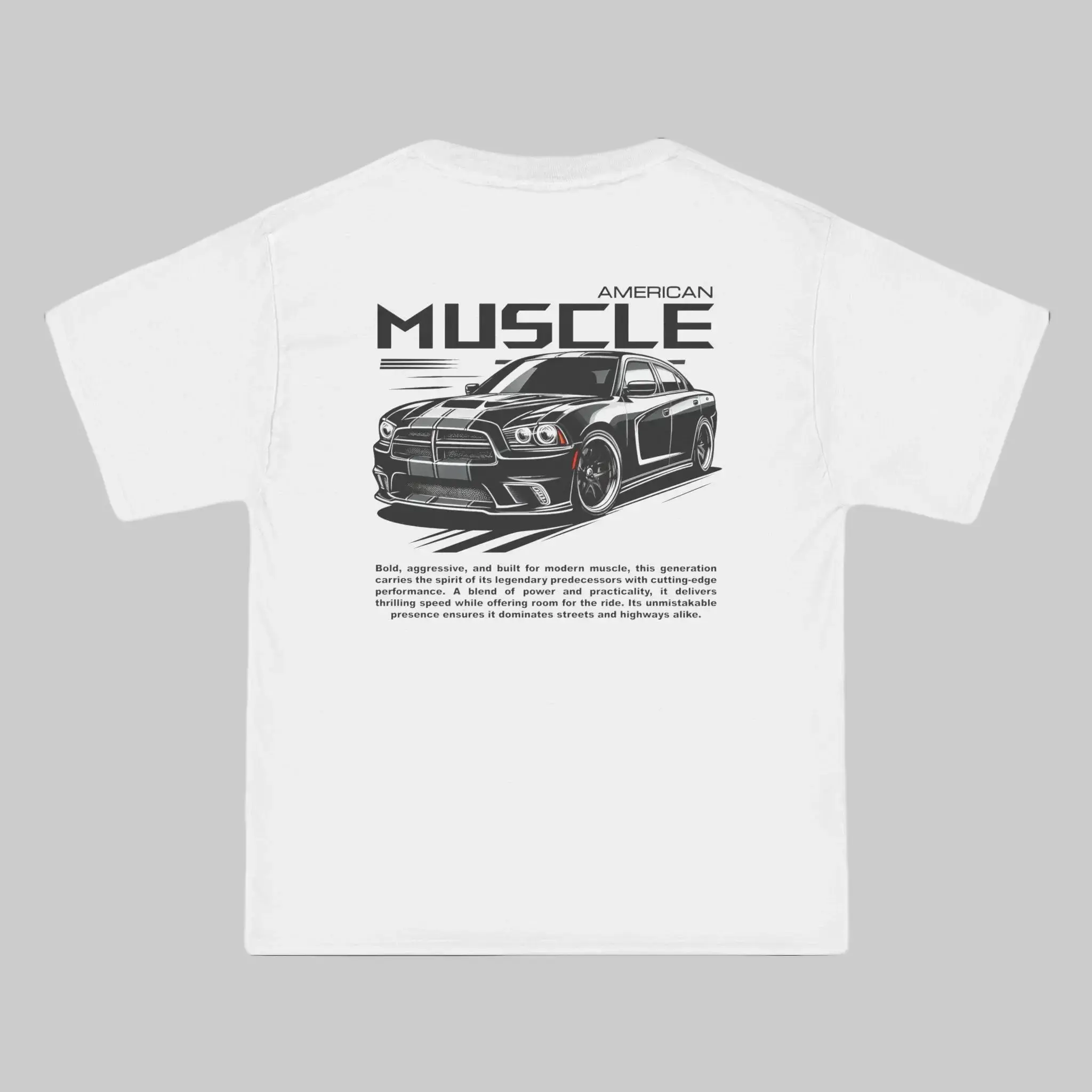 2011–2014 Charger SRT8 (LD) Graphic T-Shirt Sweatshirt Hoodie 2 Sided, American Muscle Car Enthusiast And Fans Gift