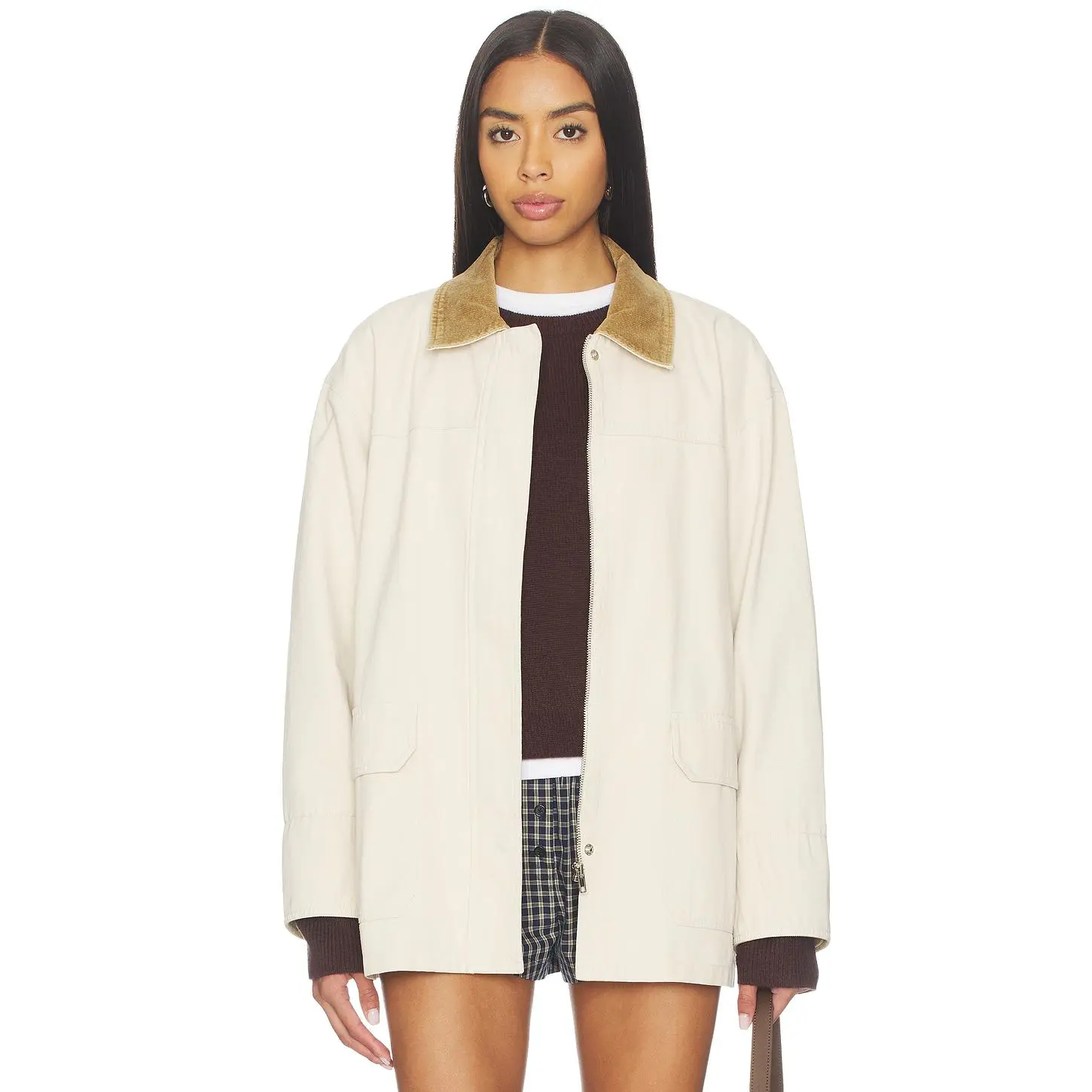 Elodie the Label Cyrus Barn Jacket in Beige