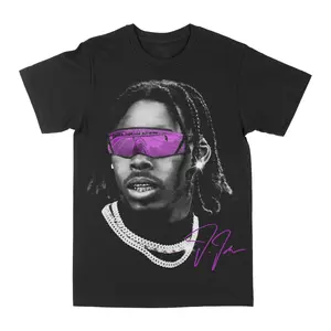 Justin Jefferson "Big Face" Graphic Tee 90s Unisex Streetwear adult and Youth Tee - Retro Vibe, Bold Style