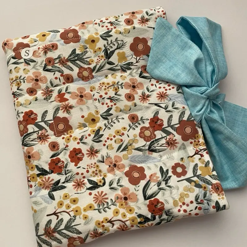 Fall Floral Book Sleeve