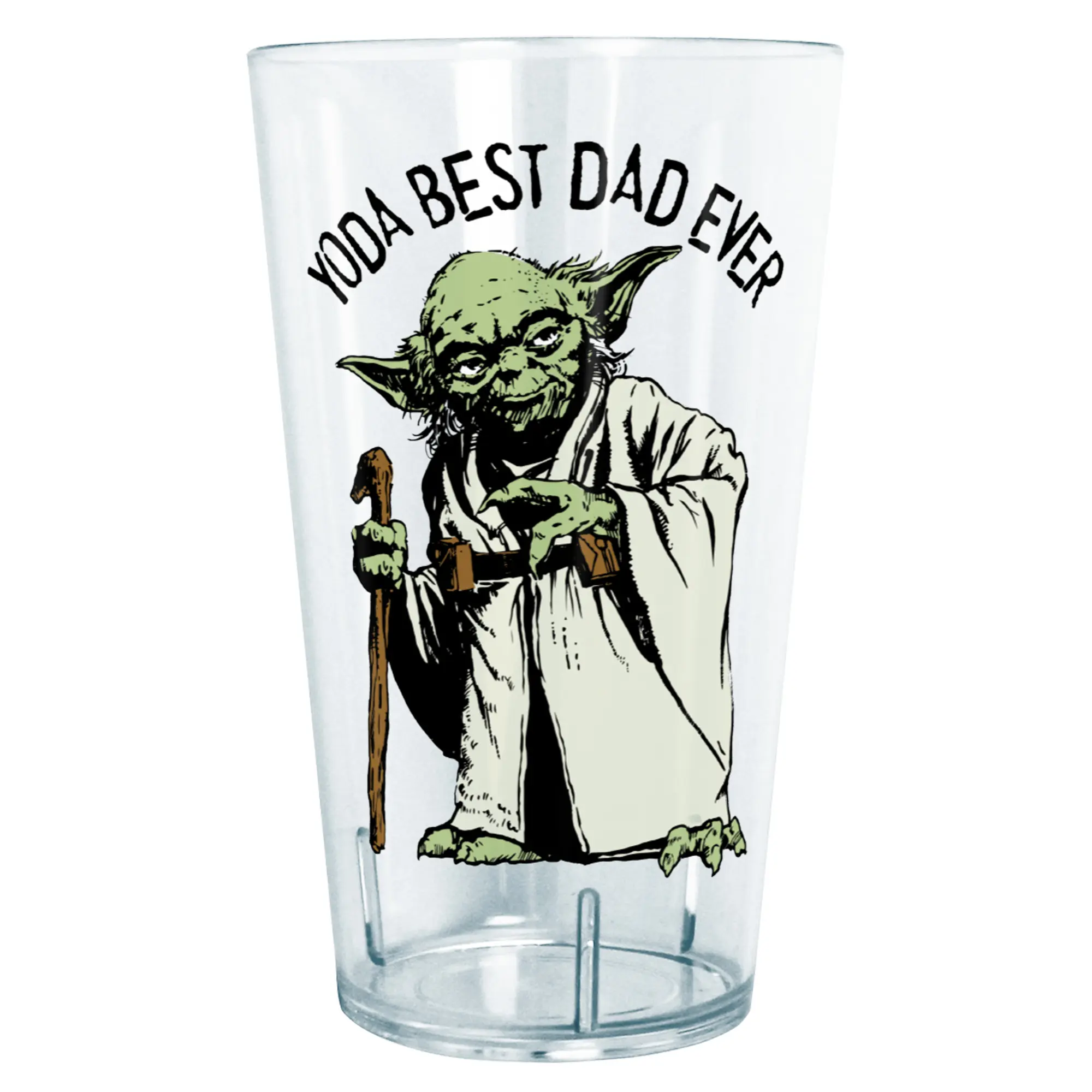 Star Wars Yoda Graphic BPA-Free Durable Plastic Tritan Drinking Cup, Dad-Focused Kitchenware Drinkware