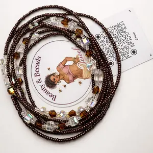 Cocoa Radiance Waist Beads (One strand)