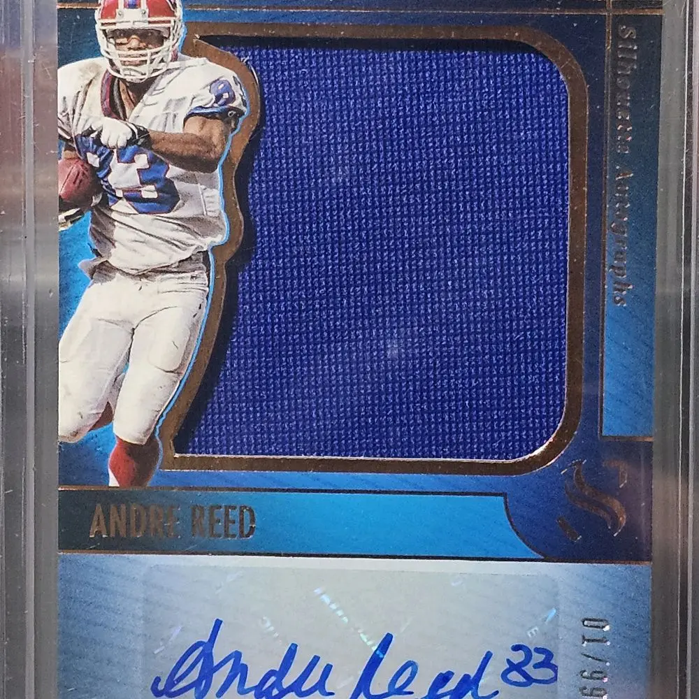 Andre Reed 2025 Panini Silhouette Autographs #SA-ARD Bronze 1/99
