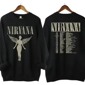 Nirvana 1993 in Utero Sweatshirt/ T-Shirt/ Hoodie, Vintage Rock Band Sweatshirt, Unisex Rock Band Shirt C