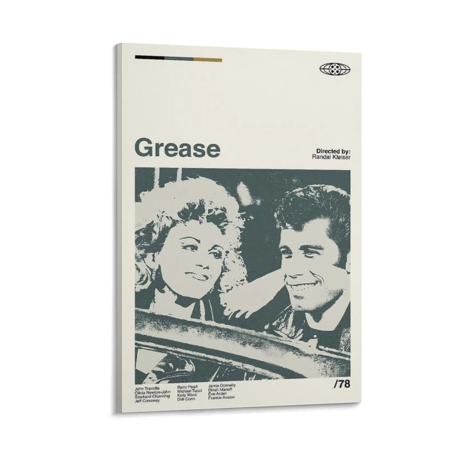 Grease Canvas Poster 1 Canvas Poster Bedroom Decor Sports Landscape Office Room Decor Gift Frames Ornaments Wall Decoration
