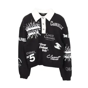 Pre-owned CHANEL Cotton Small Leather Goods Sweat Polo Shirt