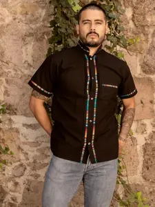 Mens Mexican Traditional Shirt. Guayabera for Men. Formal Button Up Shirt. Collared Shirt. Traditional Style.Father's Day Gift.Gifts for Him