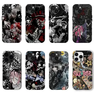 Anime S-Soul Eater Y2K Gothic INS Fashionable Phone Case for IPhone 17 16 15 14 13 12 11 Pro Max Plus Air Protective Drop-proof Gift Unique Design