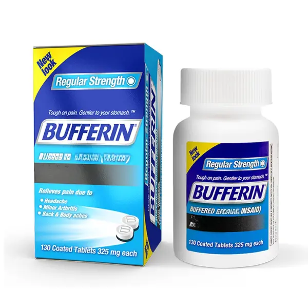BUFFERIN Essential Minerals Supplement, Vitamins Dietary Supplement, Fitness Endurance Support, Metabolism Boost, Dairy-Free - 130 Tablets for Health & Wellness Needs, Fitness Endurance Supplement
