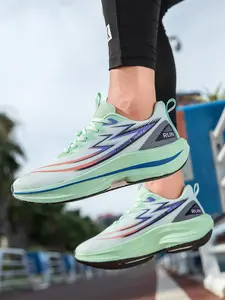 1 Pair Unisex Couple Carbon Plate Outdoor Running Shoes | Carbon Plate Tech, Bright Breathable Upper, Comfort Lining | For Daily Training & Racing Athletic Running Shoes