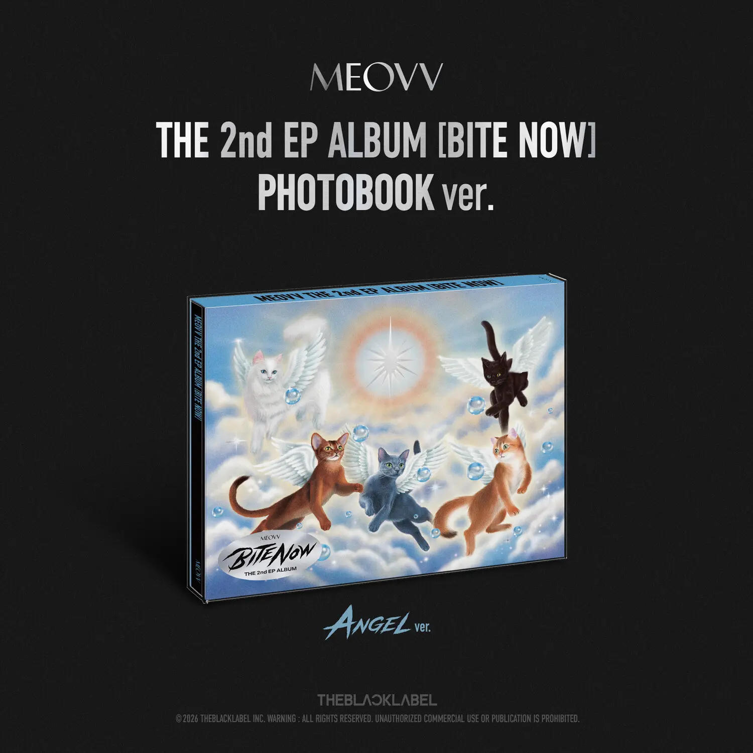Meovv Kpop Music 2nd EP 'Bite Now' Angel Ver. - Compact Disc (CD)
