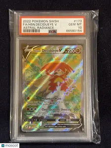 —HSN. Decidueye V #173 Astral Radiance 2022 Pokemon Sword & Shield Astral Radiance— Fa Astral Radiance PSA 10
