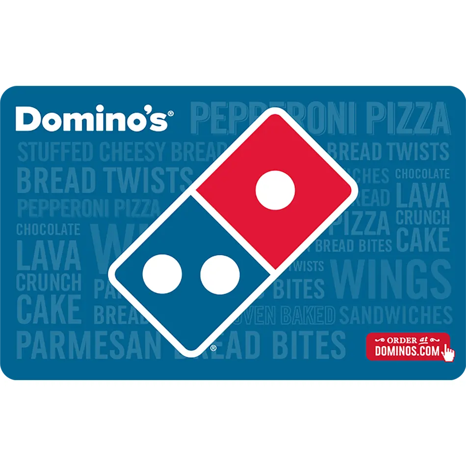 Domino's eGift Card | Pizza, Wings, Pasta & Delivery