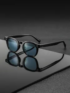 Men's Plastic Oval Eyeglasses, Simple Artistic Lazy Style, Lightweight Casual Fashion Glasses, Stylish Glasses for College Vacation Party Street Daily Wear