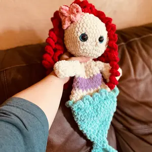 Crocheted Little Mermaid Stuffie
