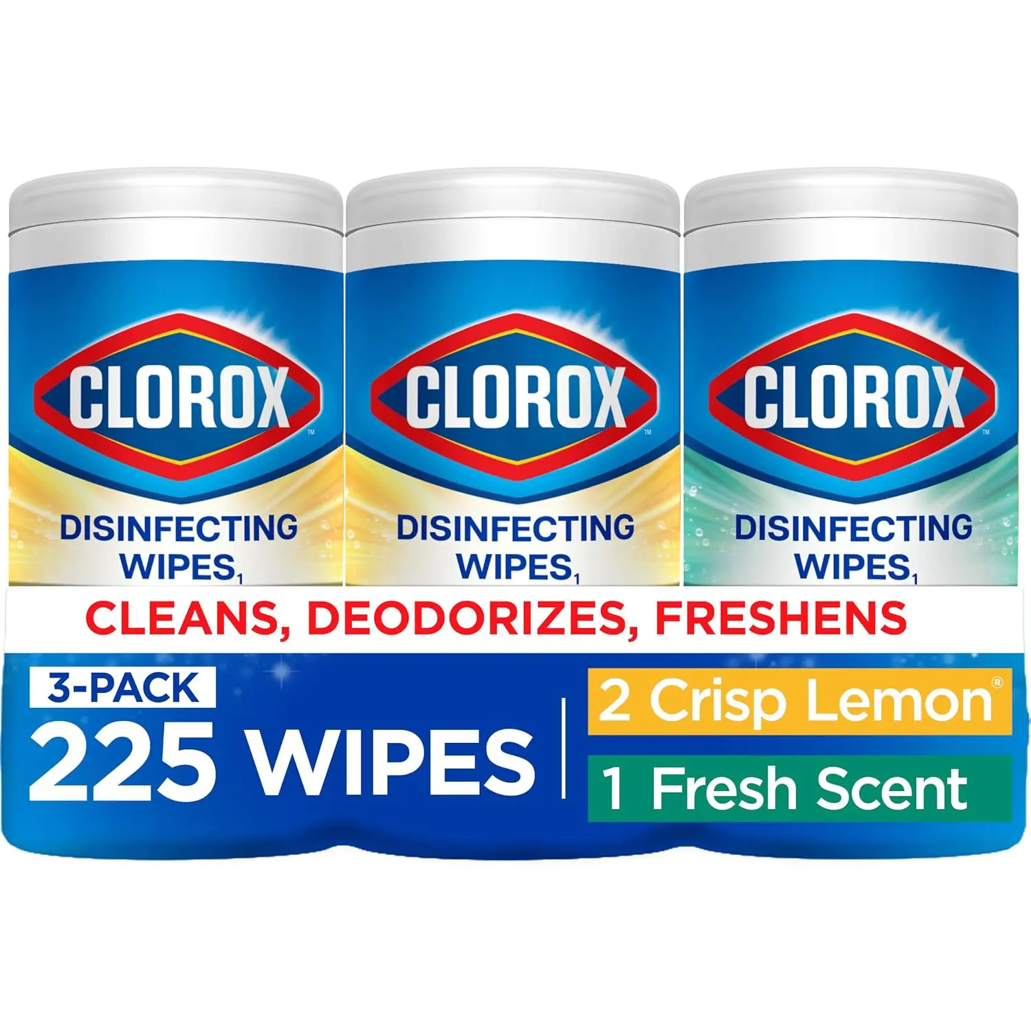 Disinfecting Wipes Back-to-School Variety Pack - 75 Count Each, Pack of 3 (Packaging May Vary)