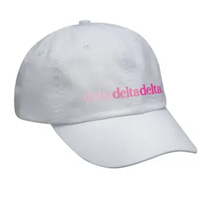 Delta Delta Delta Hat - Pink Gradient